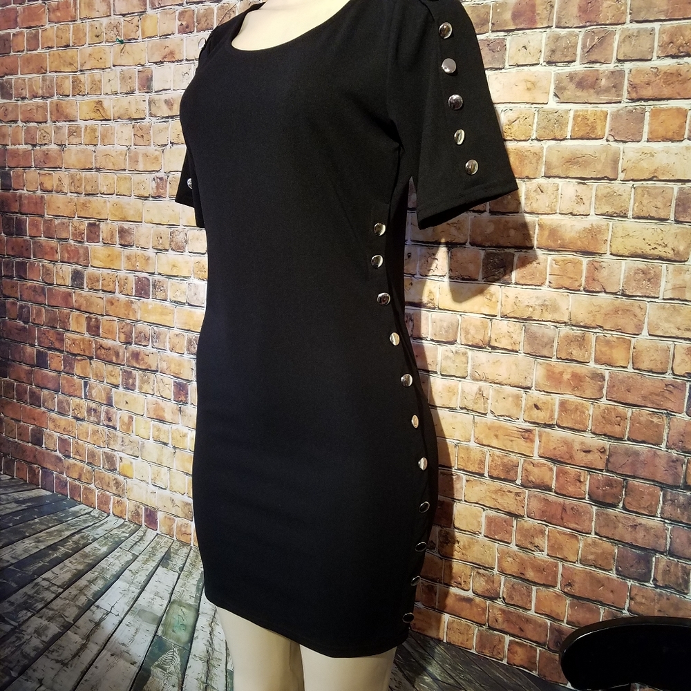 Lil Black Stud Dress